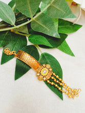 Load image into Gallery viewer, Mezina Kundan Meenakari Work 18k Gold Plating Bracelet freeshipping - CASA ROZEN
