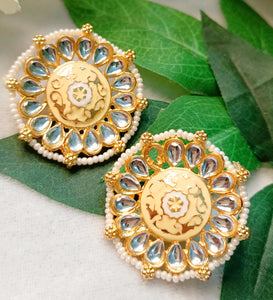 KAWANA Chrome Yellow Earrings freeshipping - CASA ROZEN