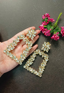 Tessa Silver Crystal Shimmer Earrings freeshipping - CASA ROZEN