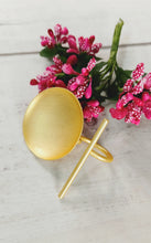 Load image into Gallery viewer, Veliyan Golden Glaze Statement Ring freeshipping - CASA ROZEN
