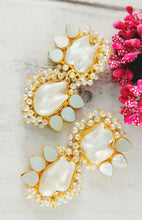 Load image into Gallery viewer, Hazal Baroque Natural Stone Earrings freeshipping - CASA ROZEN
