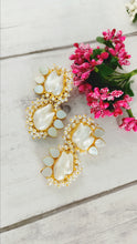 Load image into Gallery viewer, Hazal Baroque Natural Stone Earrings freeshipping - CASA ROZEN
