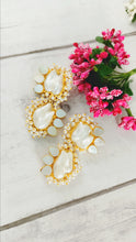 Load image into Gallery viewer, Hazal Baroque Natural Stone Earrings freeshipping - CASA ROZEN

