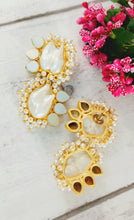 Load image into Gallery viewer, Hazal Baroque Natural Stone Earrings freeshipping - CASA ROZEN
