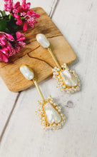 Load image into Gallery viewer, Taabeia Baroque Pearl Earrings freeshipping - CASA ROZEN
