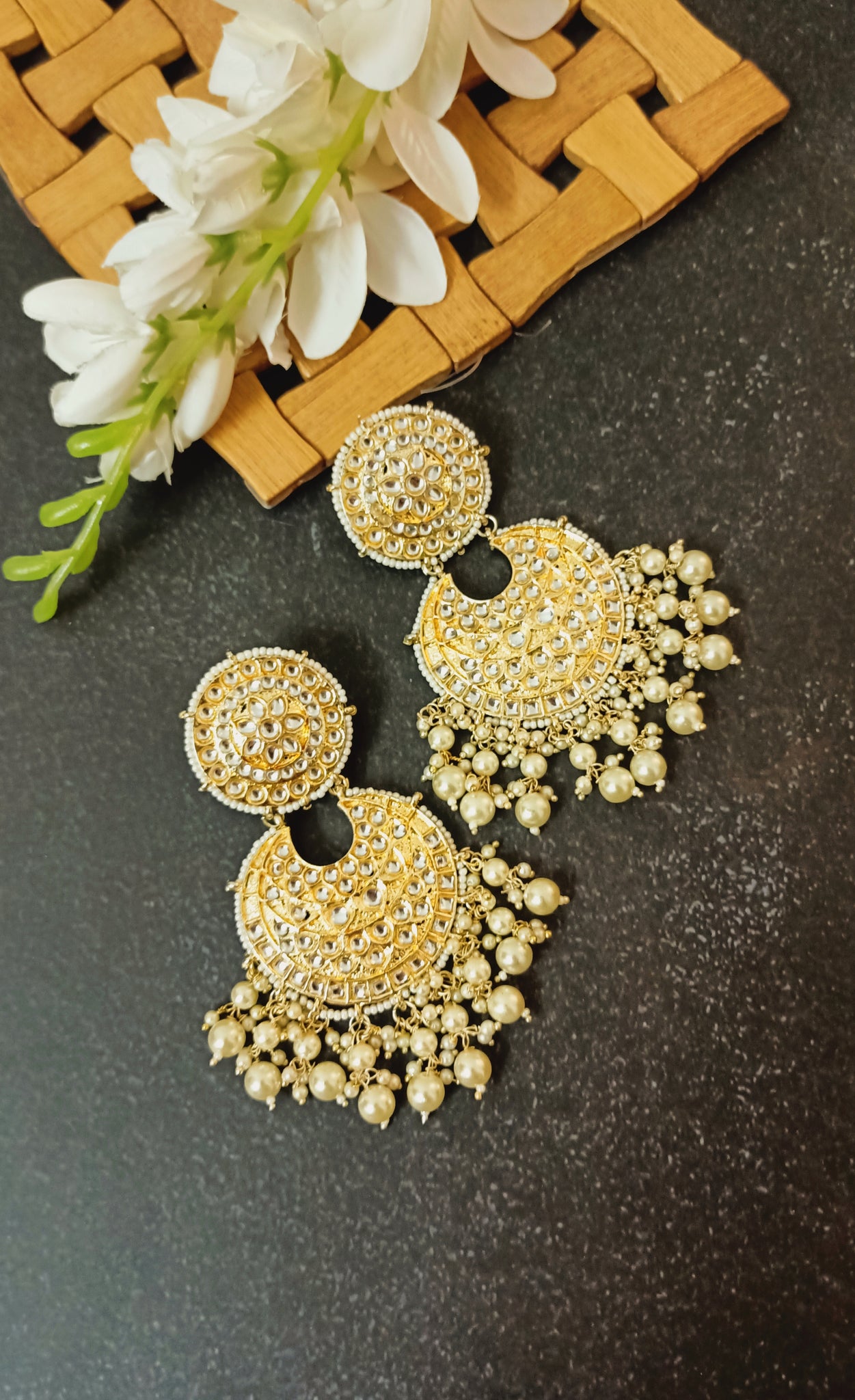 Update more than 222 gold chand bali earrings designs latest
