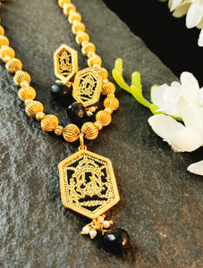 Mandoli 22k Gold Plating Thewa Art Jewellery Set freeshipping - CASA ROZEN