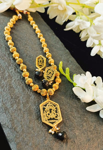 Mandoli 22k Gold Plating Thewa Art Jewellery Set freeshipping - CASA ROZEN
