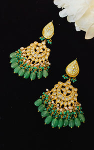 Varchas Kundan and Semi Precious Stone Set freeshipping - CASA ROZEN