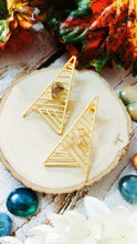 Load image into Gallery viewer, Kelisa Brown Tumble Stone Earrings freeshipping - CASA ROZEN
