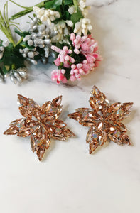 Faroska Golden Shimmer Earrings freeshipping - CASA ROZEN