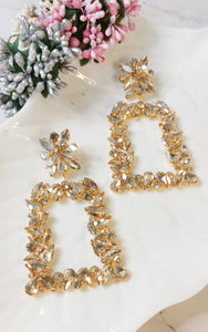Tessa Golden Shimmer Earrings freeshipping - CASA ROZEN