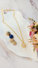Load image into Gallery viewer, Aina Pink Rose Quartz Natural Stone Pendant Chain freeshipping - CASA ROZEN
