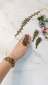 Kairoz Grey Stone Jewelry Set