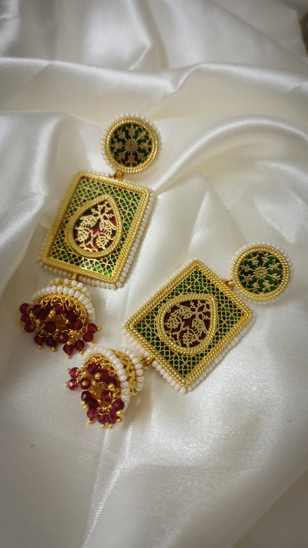 Tirani Thewa Art Earrings – CASA ROZEN - Main Image