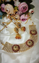 Load image into Gallery viewer, Ugaari Ruby Crystal Stone Jewelry Set
