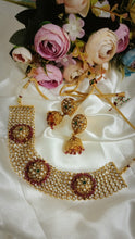 Load image into Gallery viewer, Ugaari Ruby Crystal Stone Jewelry Set
