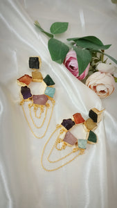 Mayasaki  Era Semi Precious Gemstones Earrings