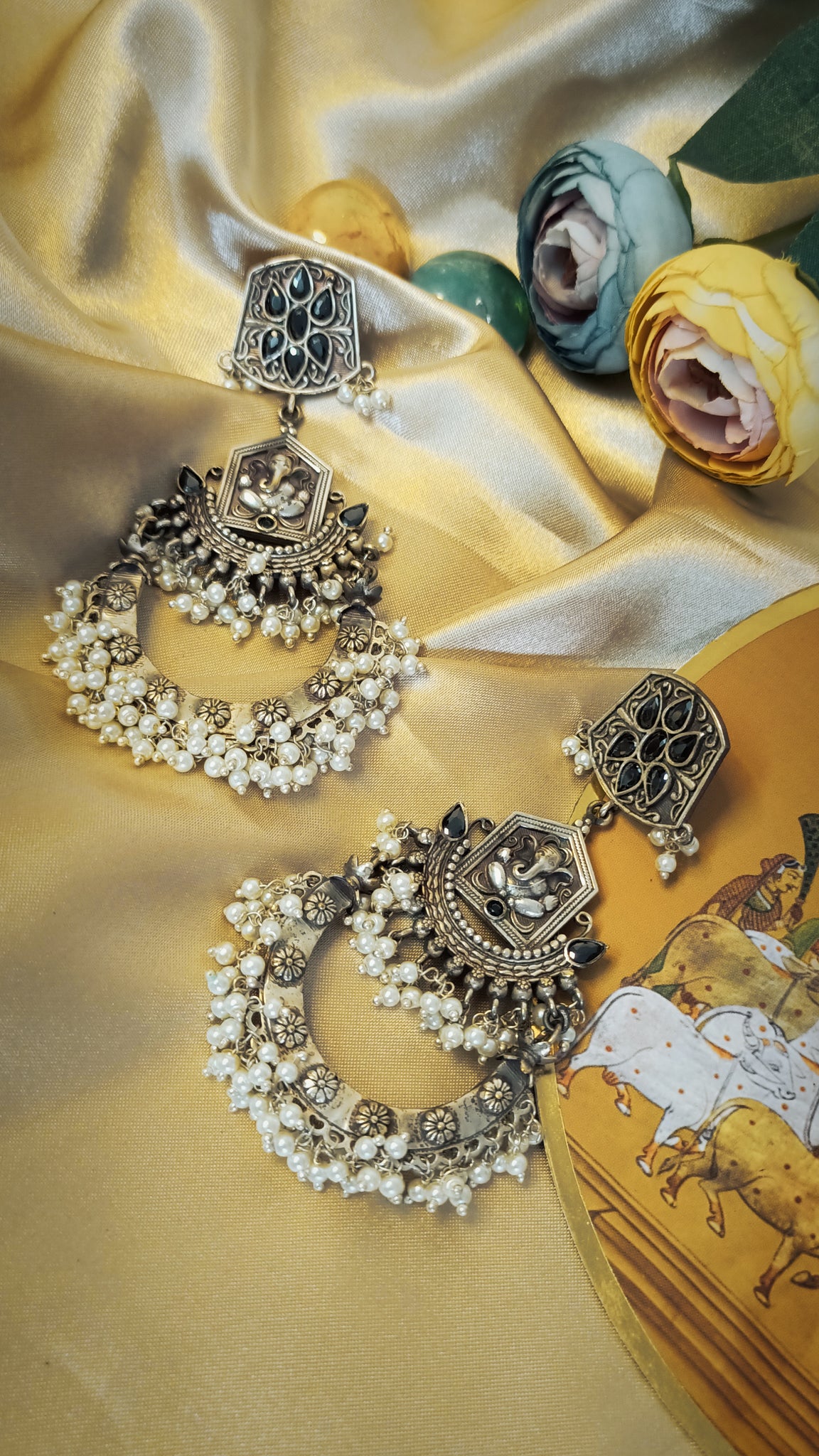 Extra long silver earrings sales