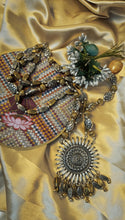 Load image into Gallery viewer, Hebana Dual Tone German Silver Neckpiece
