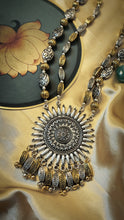 Load image into Gallery viewer, Hebana Dual Tone German Silver Neckpiece
