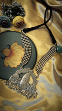 Load image into Gallery viewer, Vihana German Silver Statement Neckpiece
