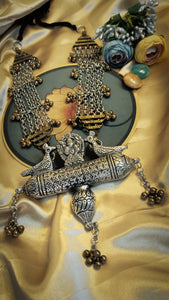 Tovassa Statement German Silver Neckpiece
