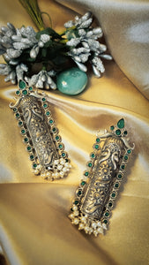 FAHAR GERMAN SILVER EARRINGS