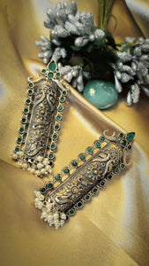 FAHAR GERMAN SILVER EARRINGS