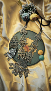 Kanari Banjara Antique German Silver Set