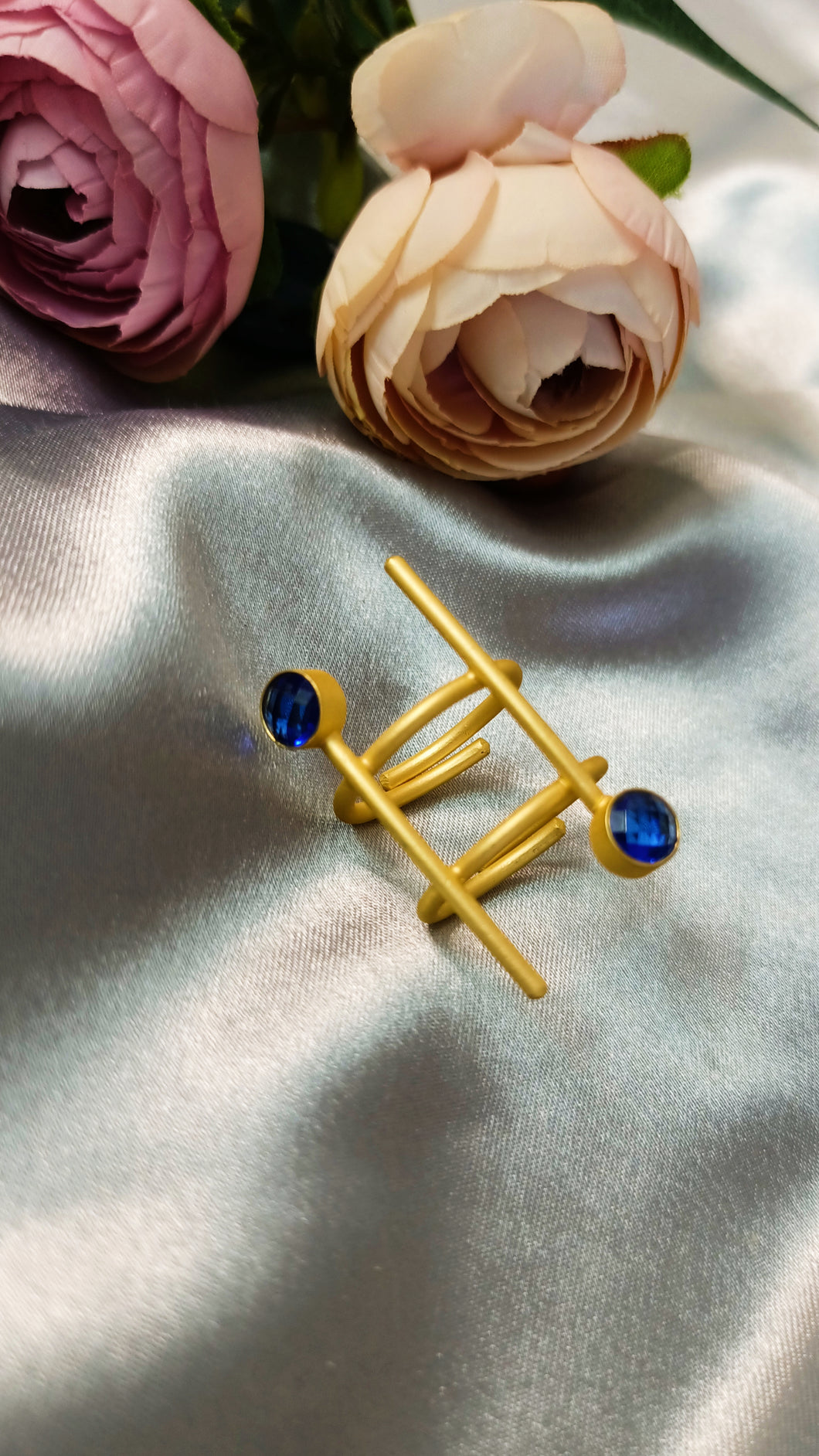 Sherlin Blue Stone Ring