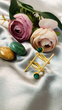 Load image into Gallery viewer, Sherlin Green Stone Ring
