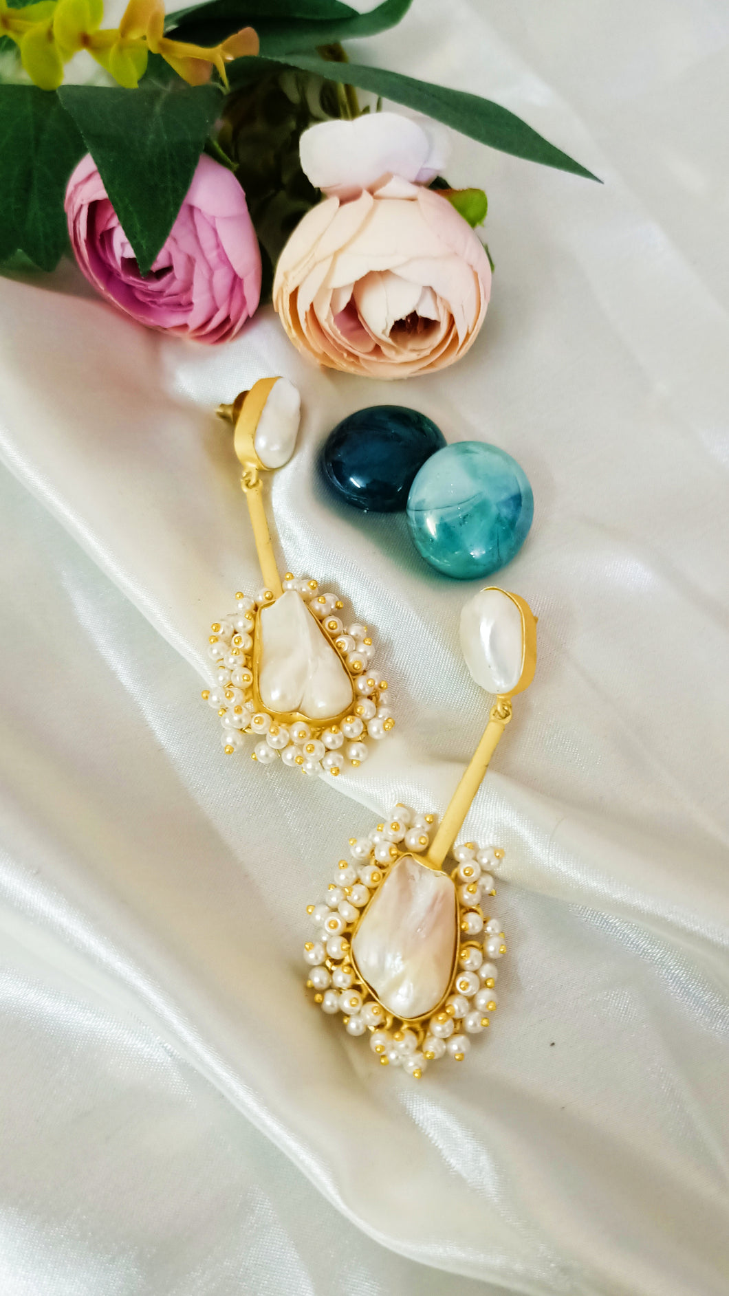 Taabeia Baroque Pearl Earrings