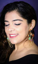 Load image into Gallery viewer, Mayasaki  Era Semi Precious Gemstones Earrings
