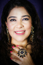 Load image into Gallery viewer, Fasaan Dazzling Grey Choker Partywear Jewelry Set
